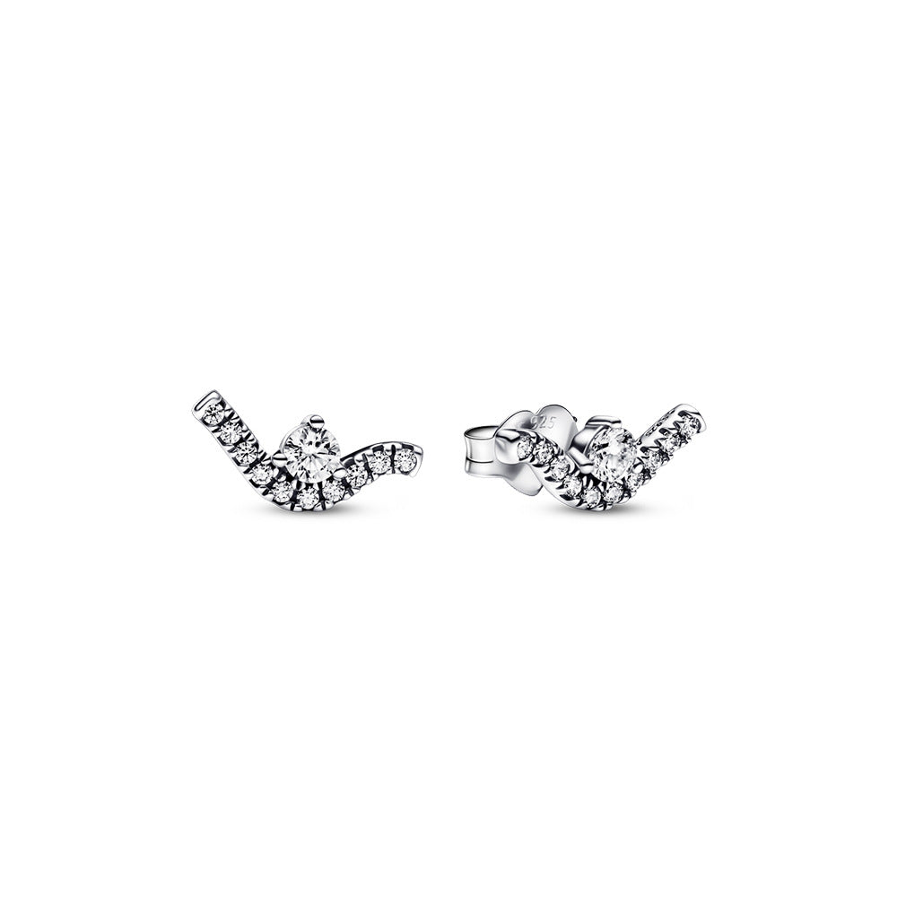 Wholesale Valentine's Day Flaming Heart Shining Light Around Heart Earrings Earrings Factory